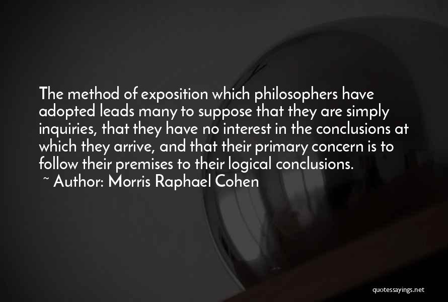 Inquiries Quotes By Morris Raphael Cohen