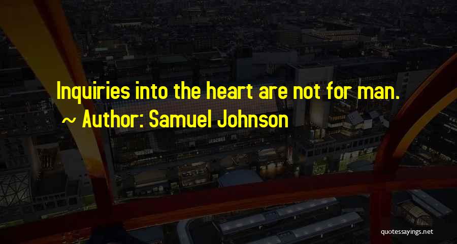 Inquiries Quotes By Samuel Johnson