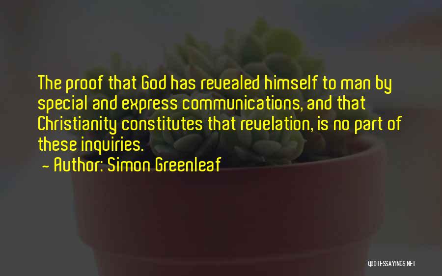 Inquiries Quotes By Simon Greenleaf