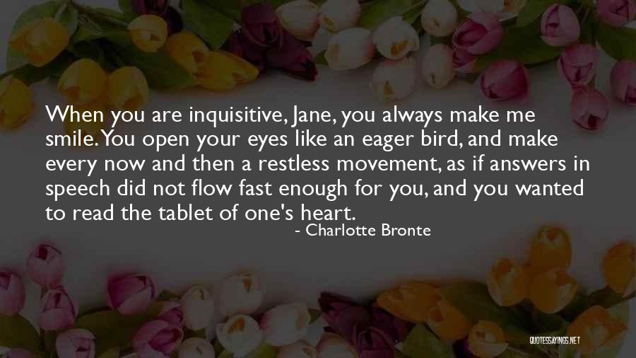 Inquisitive Quotes By Charlotte Bronte