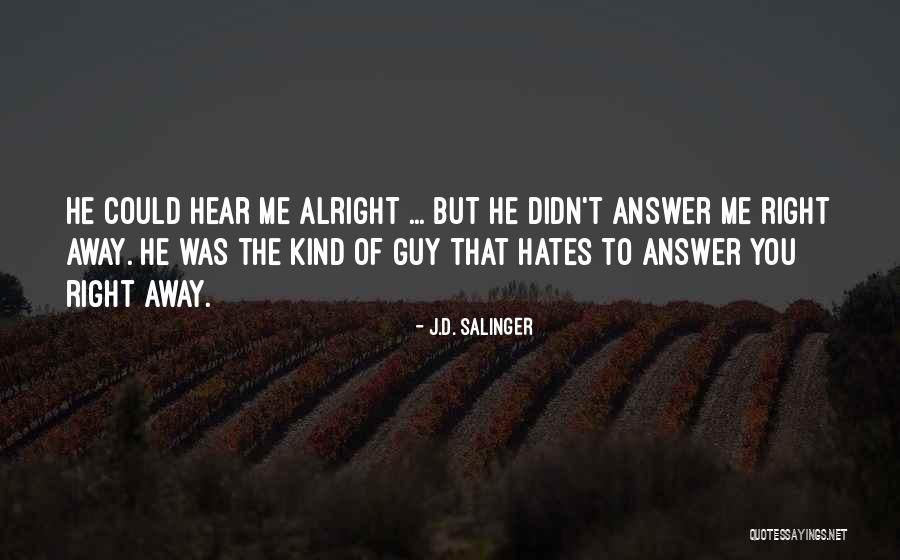 Inrigo Quotes By J.D. Salinger Inrigo Quotes By J.D. Salinger
