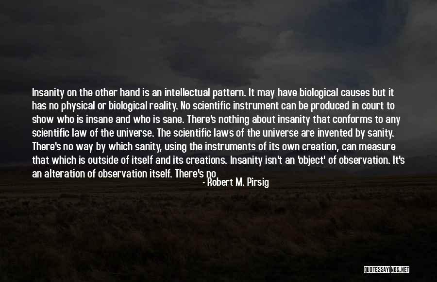 Insane And Sane Quotes By Robert M. Pirsig Insane And Sane Quotes By Robert M. Pirsig