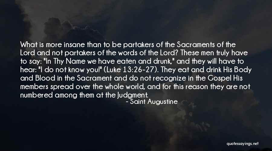Insane Men Quotes By Saint Augustine Insane Men Quotes By Saint Augustine