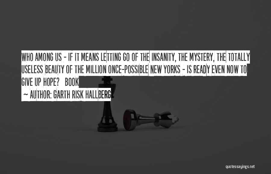 Insanity And Beauty Quotes By Garth Risk Hallberg