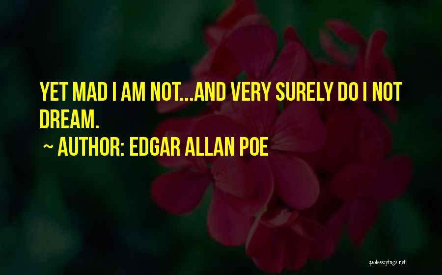 Insanity Quotes By Edgar Allan Poe