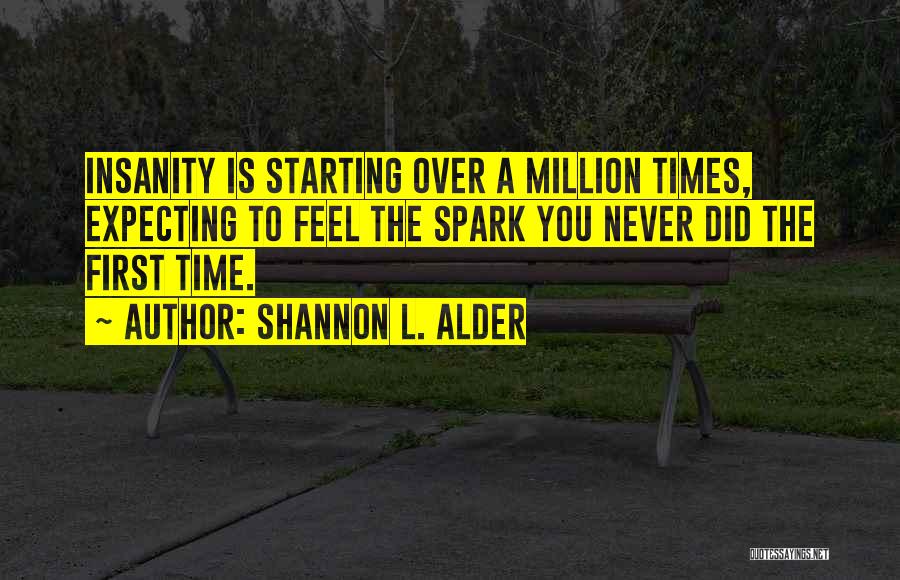 Insanity Quotes By Shannon L. Alder