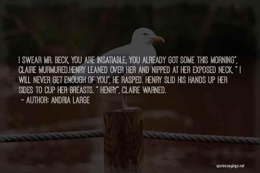 Insatiable Quotes By Andria Large