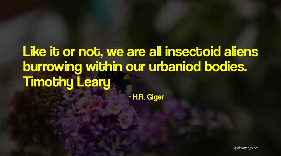 Insectoid Quotes By H.R. Giger Insectoid Quotes By H.R. Giger