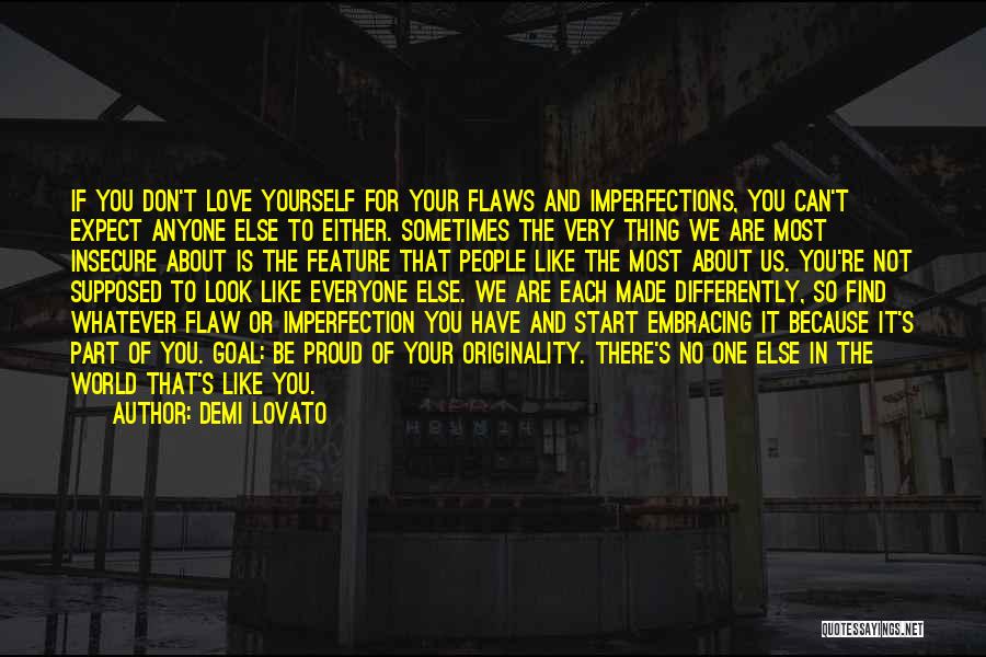 Insecure Love Quotes By Demi Lovato