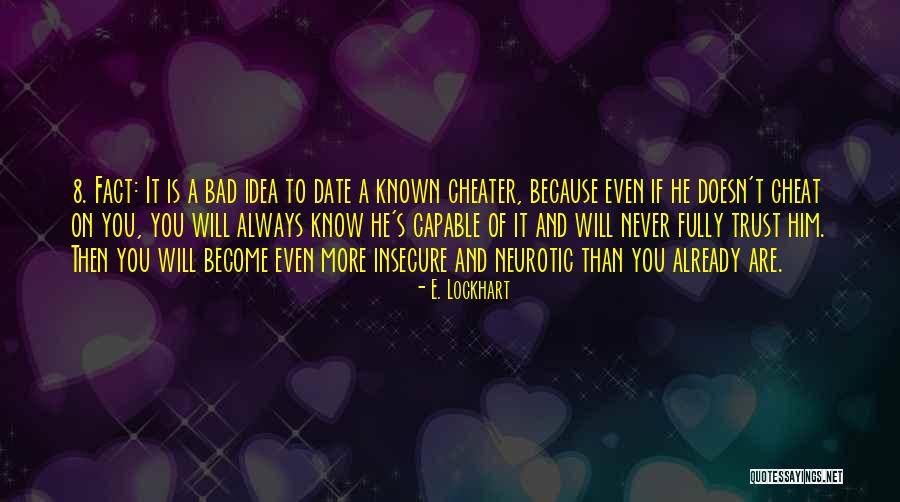 Insecure Quotes By E. Lockhart Insecure Quotes By E. Lockhart