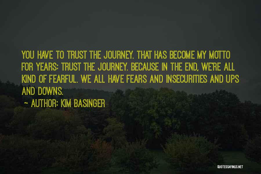 Insecurities And Trust Quotes By Kim Basinger