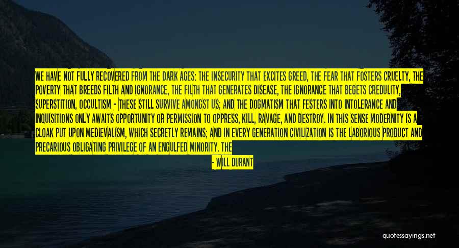 Insecurity Can Kill Quotes By Will Durant Insecurity Can Kill Quotes By Will Durant