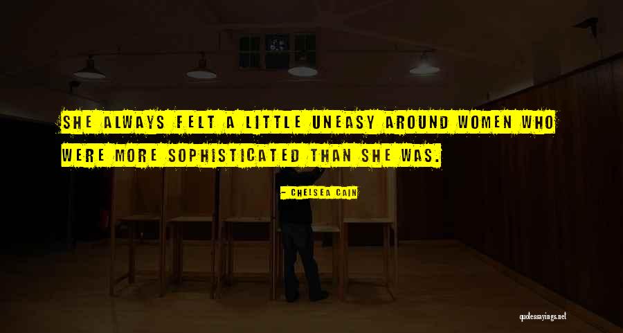 Insecurity In Women Quotes By Chelsea Cain Insecurity In Women Quotes By Chelsea Cain