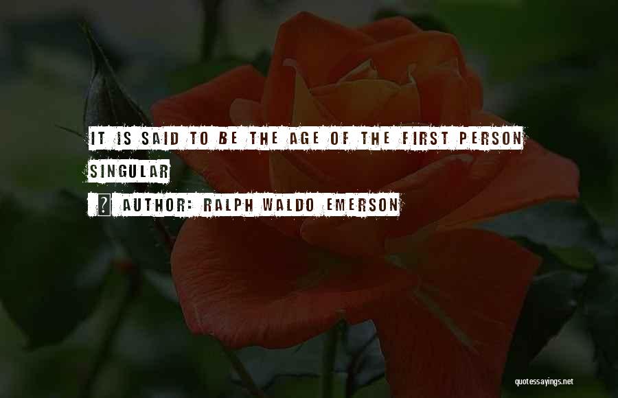 Inseguire Quotes By Ralph Waldo Emerson