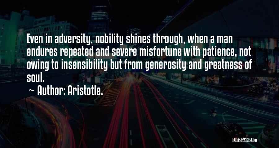 Insensibility Quotes By Aristotle.