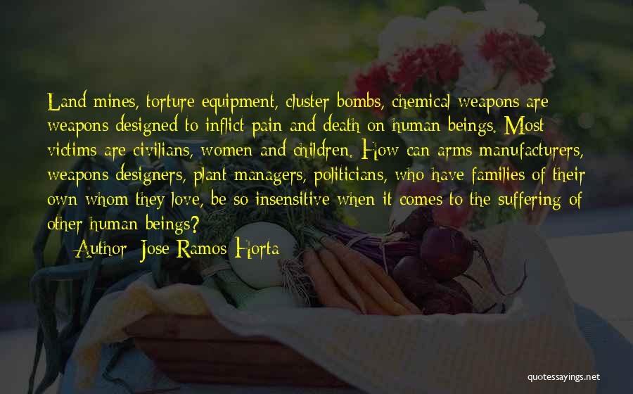 Insensitive Love Quotes By Jose Ramos-Horta