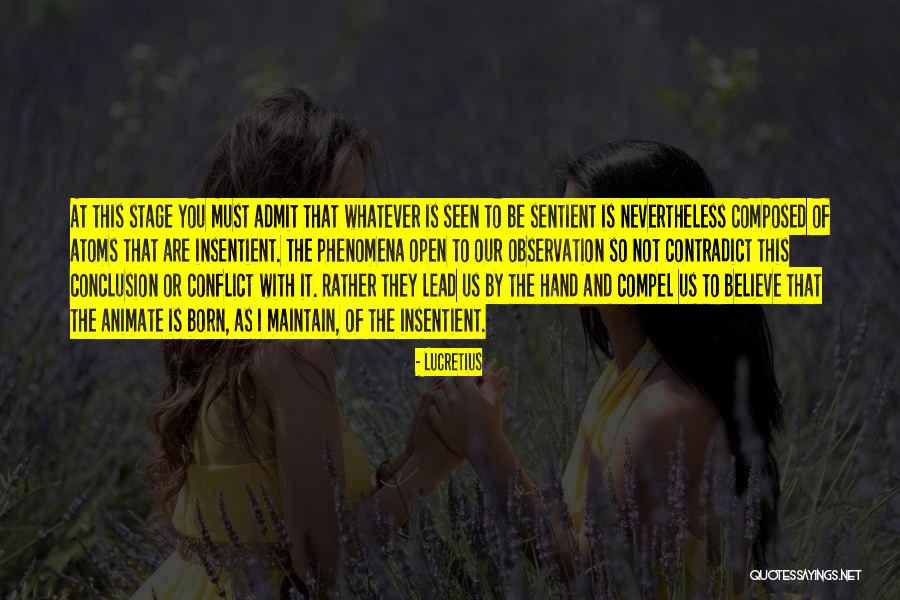 Insentient Quotes By Lucretius Insentient Quotes By Lucretius