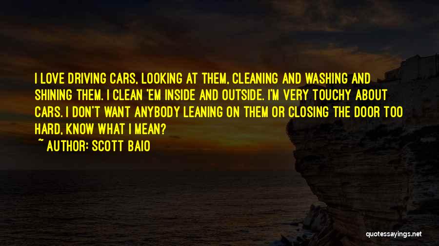 Inside Car Quotes By Scott Baio