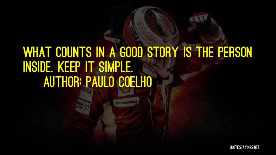 Inside Counts Quotes By Paulo Coelho