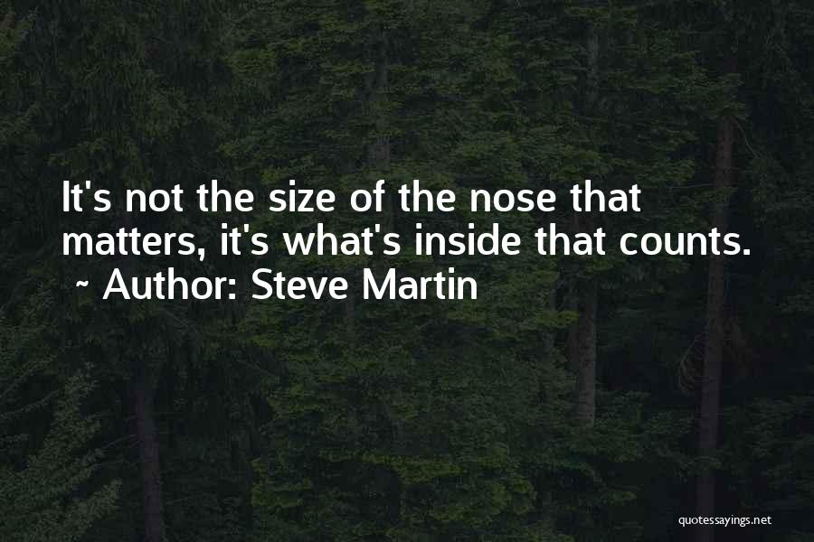 Inside Counts Quotes By Steve Martin