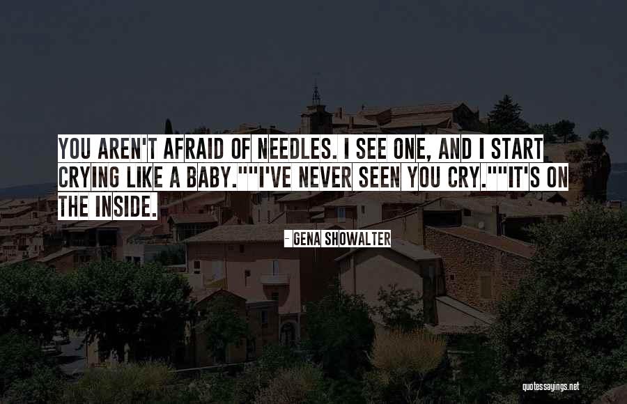 Inside Crying Quotes By Gena Showalter Inside Crying Quotes By Gena Showalter