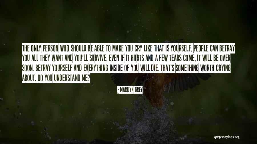Inside Crying Quotes By Marilyn Grey Inside Crying Quotes By Marilyn Grey