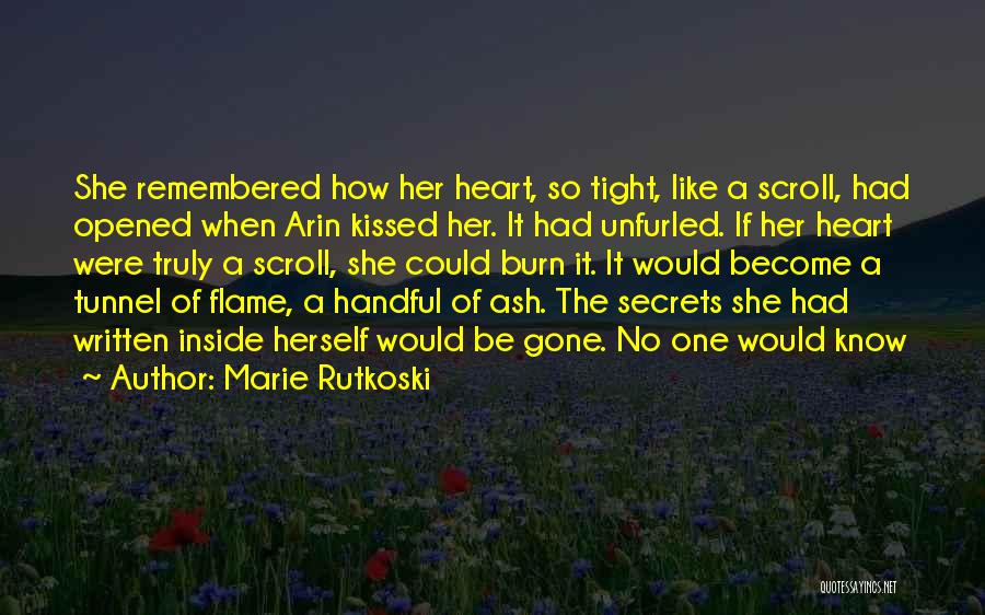 Inside Hurt Quotes By Marie Rutkoski