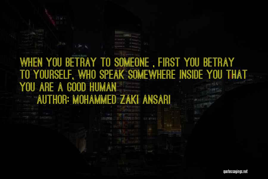 Inside Hurt Quotes By Mohammed Zaki Ansari