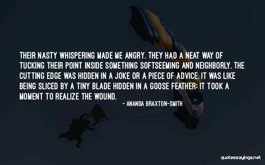 Inside Joke Quotes By Ananda Braxton-Smith Inside Joke Quotes By Ananda Braxton-Smith