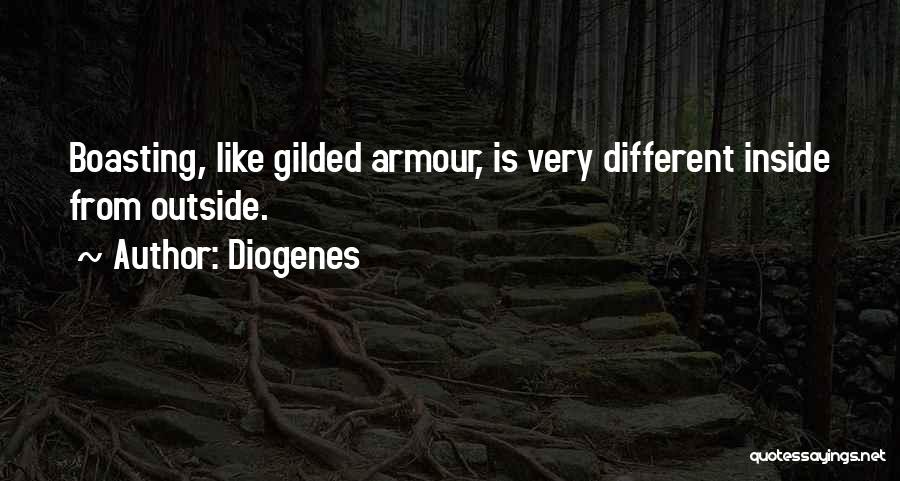 Inside Outside Quotes By Diogenes