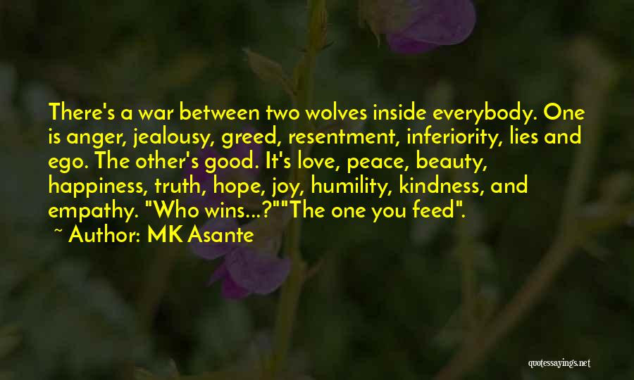 Inside Peace Quotes By MK Asante