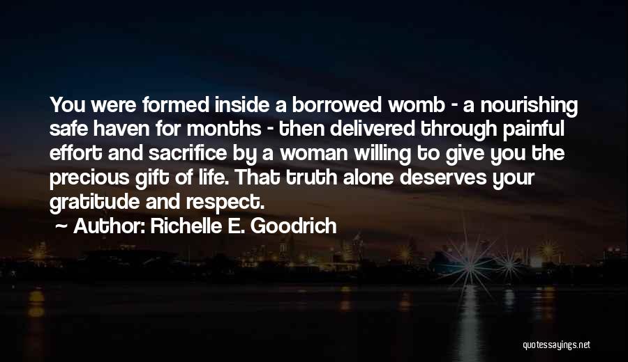 Inside The Womb Quotes By Richelle E. Goodrich