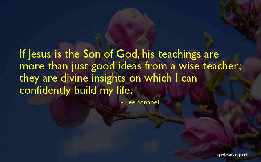 Insights On Life Quotes By Lee Strobel