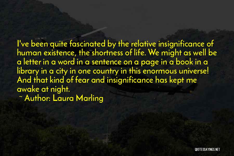 Insignificance Of Life Quotes By Laura Marling