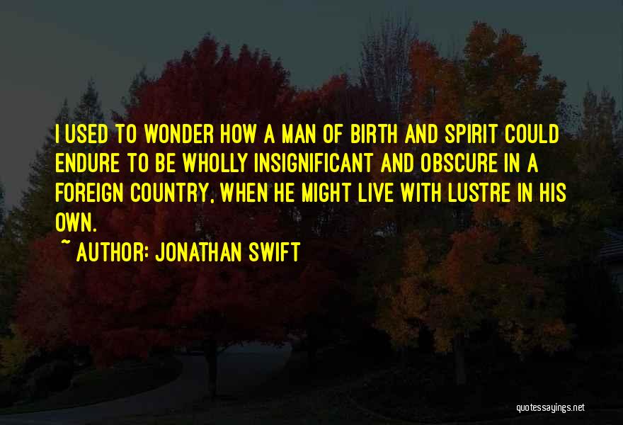 Insignificant Quotes By Jonathan Swift