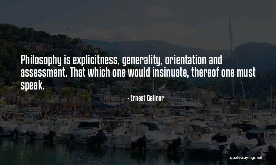 Insinuate Quotes By Ernest Gellner Insinuate Quotes By Ernest Gellner
