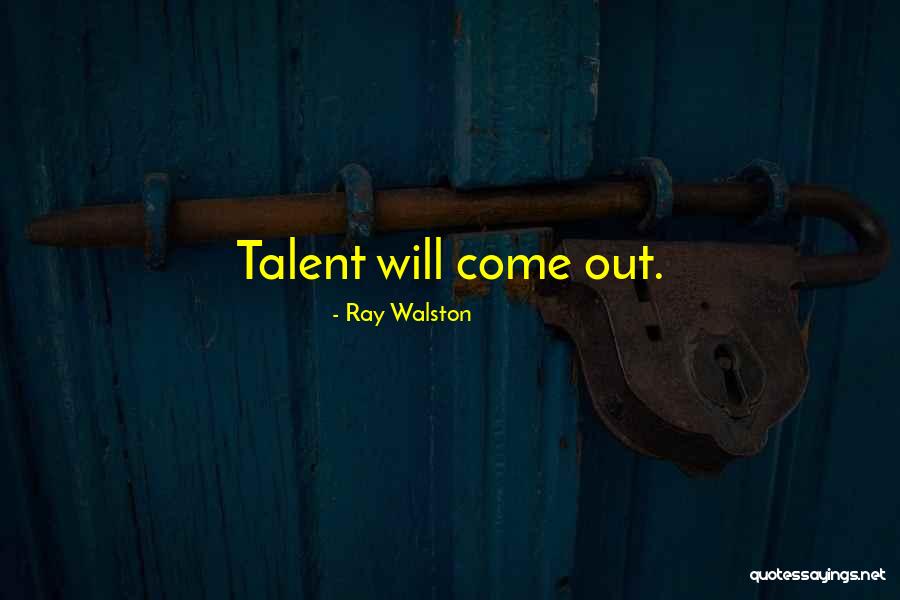Insistence Synonym Quotes By Ray Walston