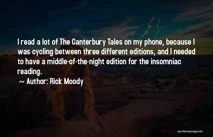 Insomniac Quotes By Rick Moody
