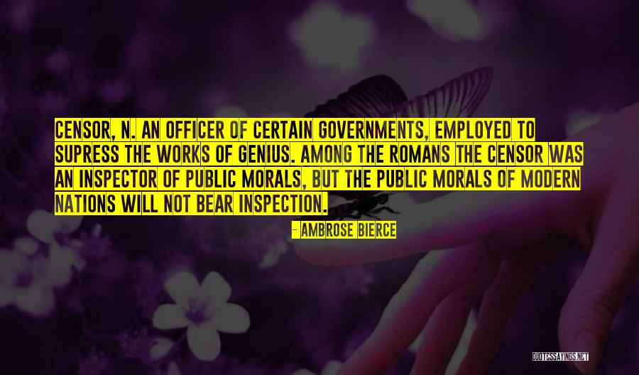 Inspector Quotes By Ambrose Bierce Inspector Quotes By Ambrose Bierce
