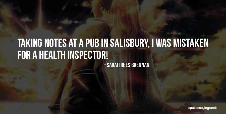 Inspector Quotes By Sarah Rees Brennan