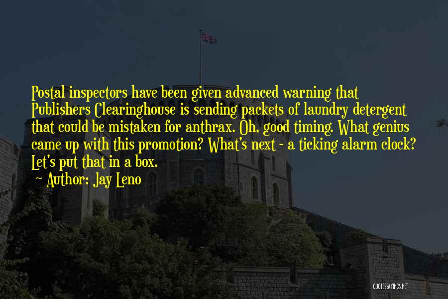 Inspectors Quotes By Jay Leno