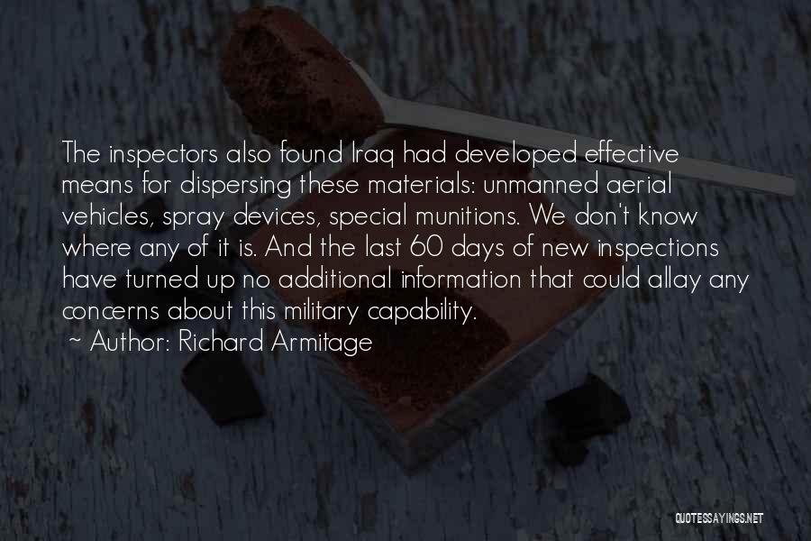 Inspectors Quotes By Richard Armitage