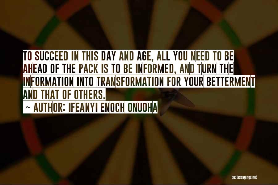Inspiration And Leadership Quotes By Ifeanyi Enoch Onuoha