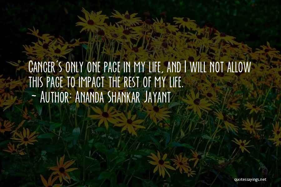 Inspiration And Motivation Of Life Quotes By Ananda Shankar Jayant