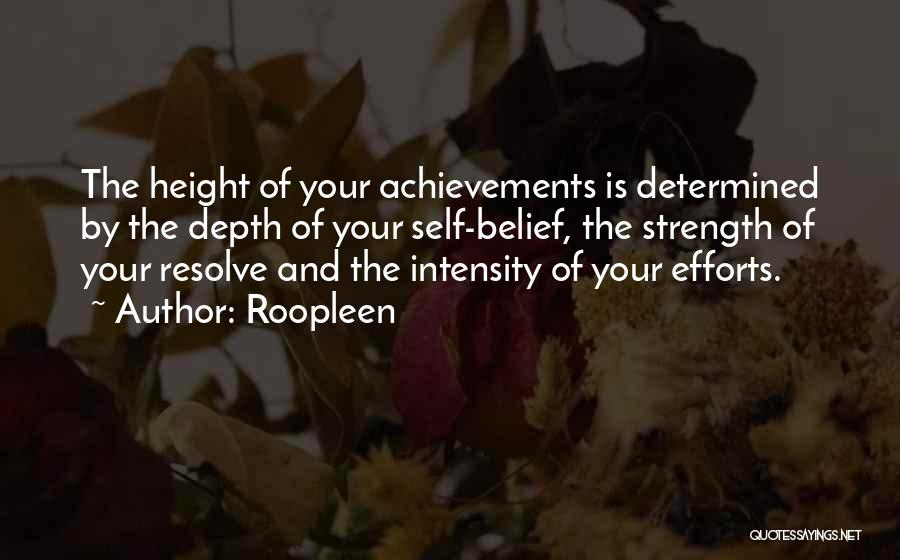 Inspiration And Motivation Quotes By Roopleen