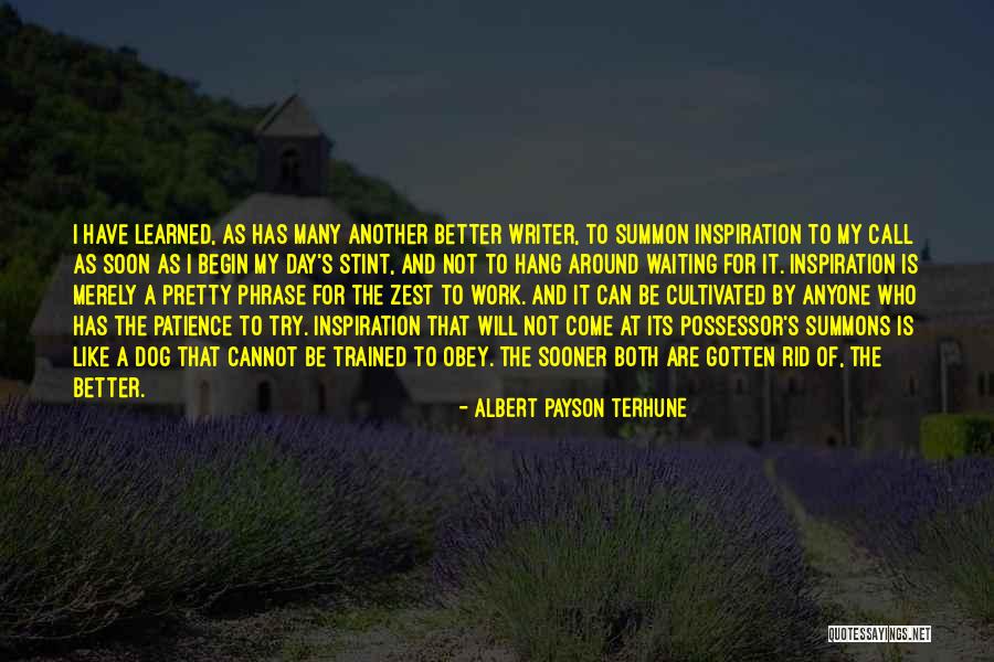 Inspiration At Work Quotes By Albert Payson Terhune