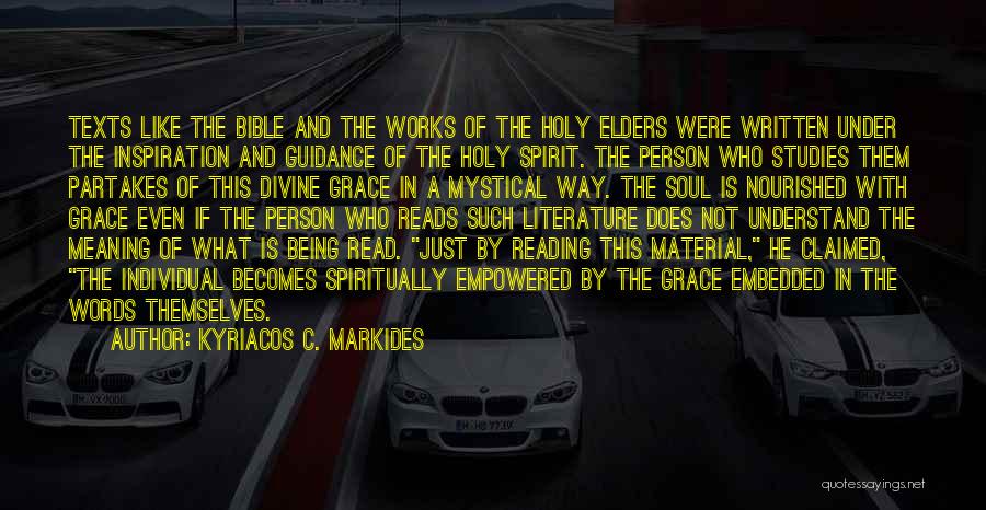 Inspiration From The Bible Quotes By Kyriacos C. Markides