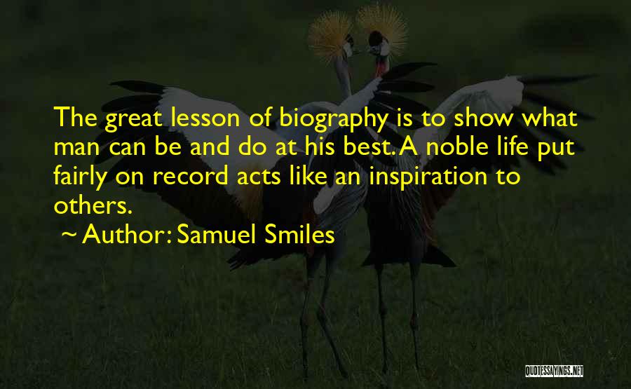 Inspiration On Life Quotes By Samuel Smiles