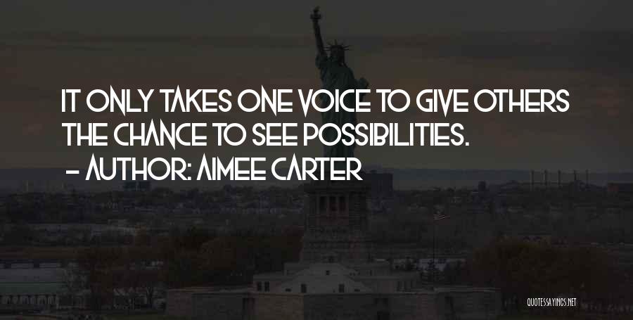 Inspiration To Others Quotes By Aimee Carter