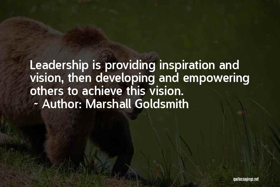 Inspiration To Others Quotes By Marshall Goldsmith